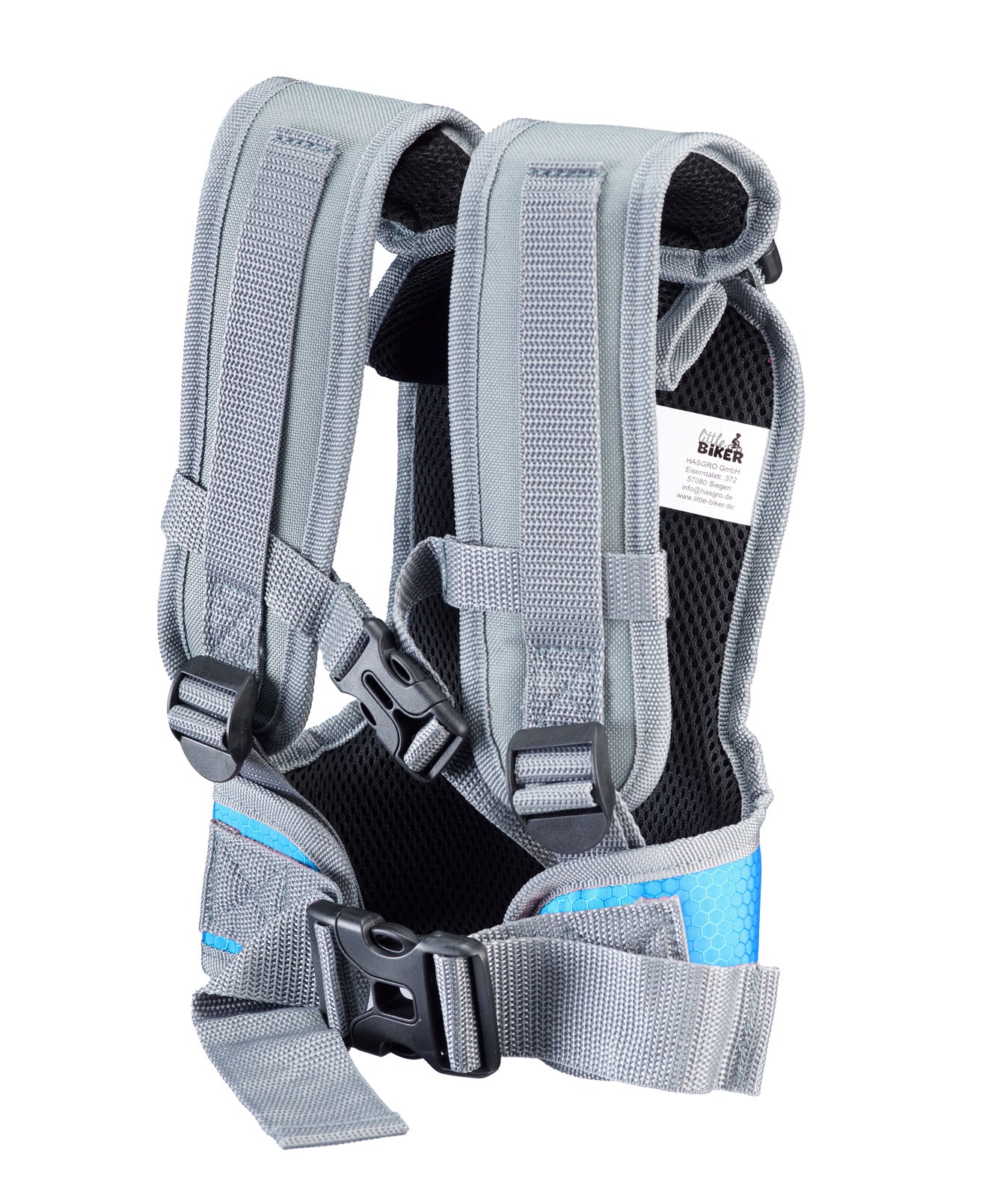 Little Biker Fahrradlernweste - soft blue