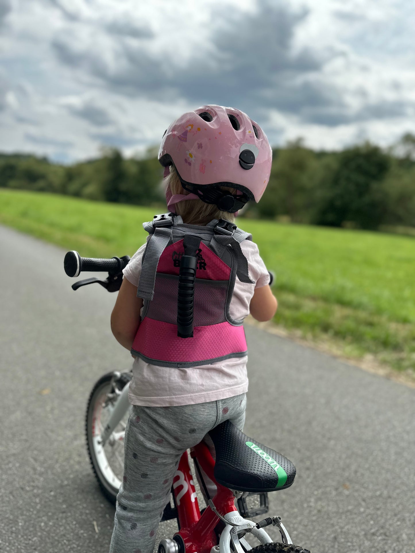 Little Biker Fahrradlernweste - pinky