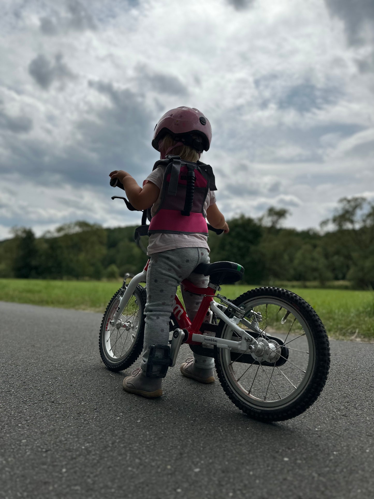 Little Biker Fahrradlernweste - pinky